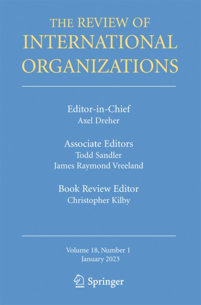 The Review of International Organizations 1/2023