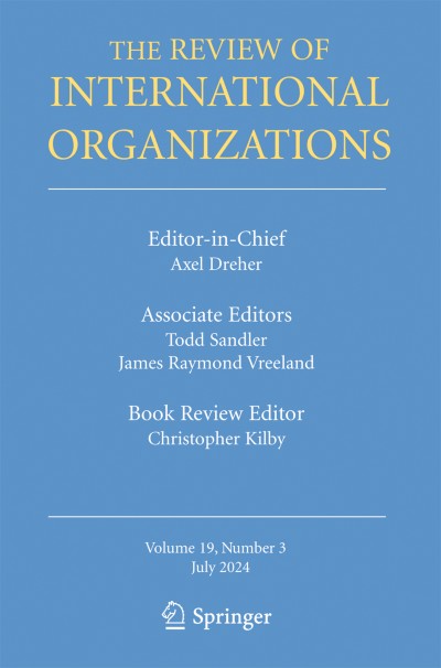 The Review of International Organizations 3/2024