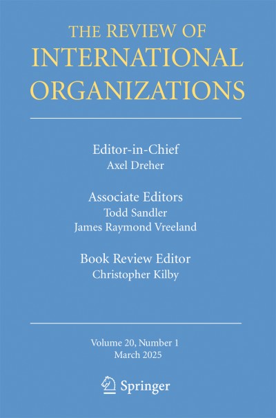 The Review of International Organizations 1/2025