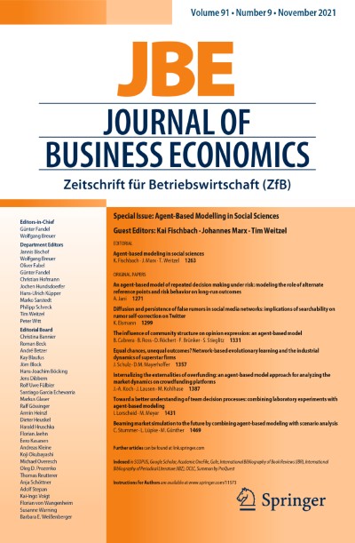 Journal of Business Economics 9/2021