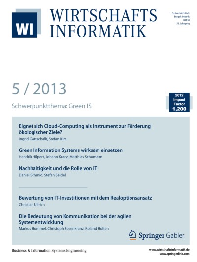 WIRTSCHAFTSINFORMATIK 5/2013