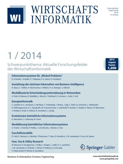 WIRTSCHAFTSINFORMATIK 1/2014