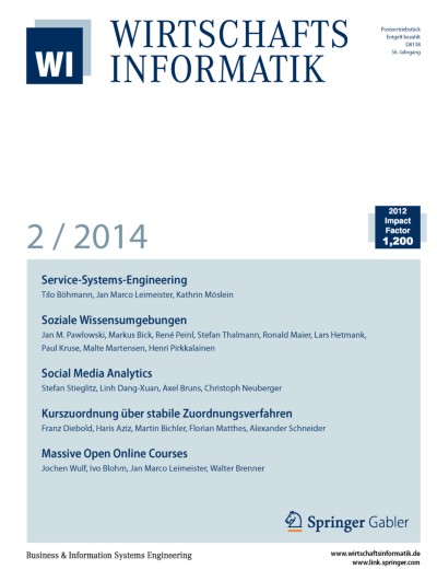 WIRTSCHAFTSINFORMATIK 2/2014