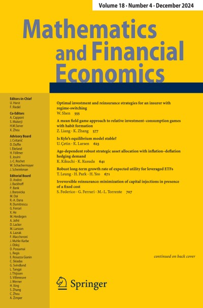 Mathematics and Financial Economics 4/2024