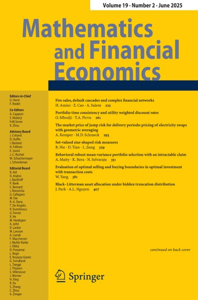 Mathematics and Financial Economics 2/2025