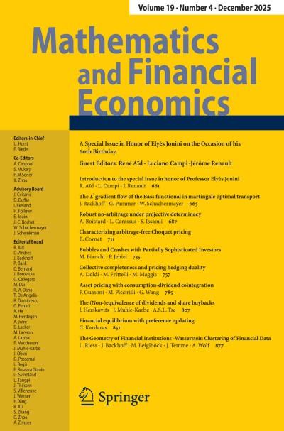 Mathematics and Financial Economics | springerprofessional.de