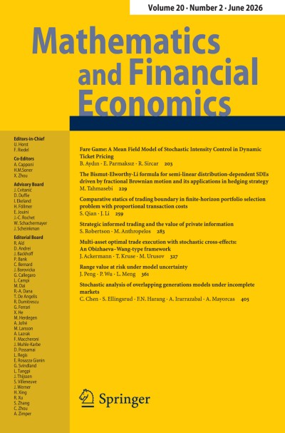 Mathematics and Financial Economics | springerprofessional.de
