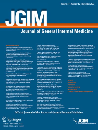 Link zu Zeitschrift Journal of General Internal Medicine