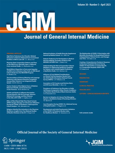 Link zu Zeitschrift Journal of General Internal Medicine