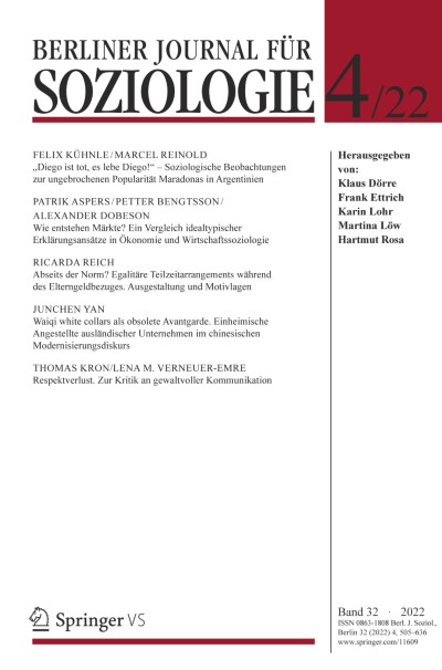 Berliner Journal für Soziologie 4/2022