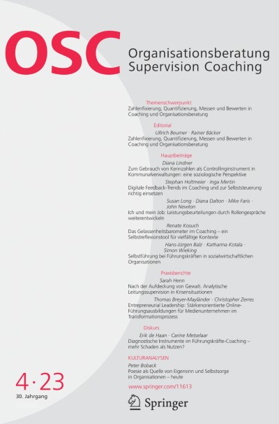 Organisationsberatung, Supervision, Coaching 4/2023