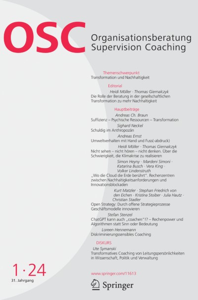 Organisationsberatung, Supervision, Coaching 1/2024