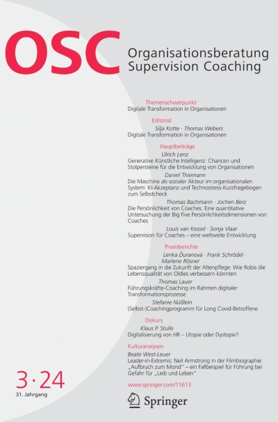 Organisationsberatung, Supervision, Coaching 3/2024