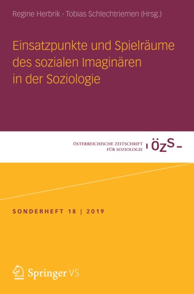 Österreichische Zeitschrift für Soziologie 2/2019