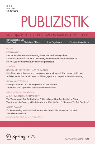 Publizistik 2/2019