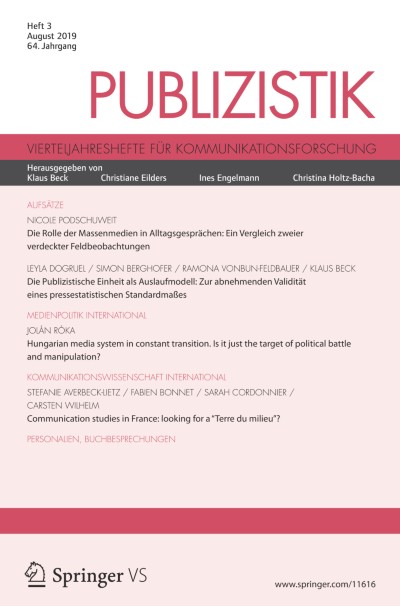 Publizistik 3/2019