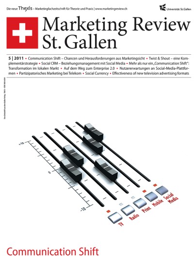 Link zu Zeitschrift Marketing Review St. Gallen
