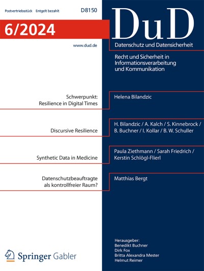 Datenschutz und Datensicherheit - DuD 6/2024