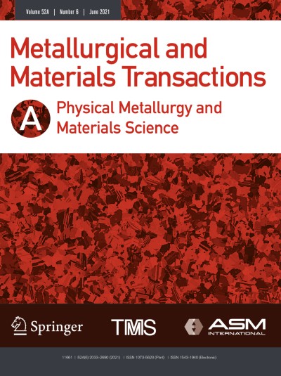 Link zu Zeitschrift Metallurgical and Materials Transactions A
