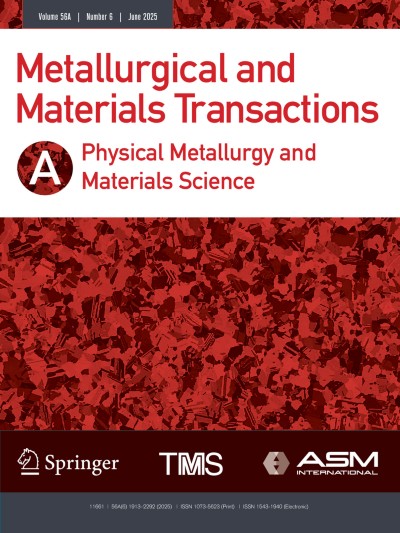 Metallurgical and Materials Transactions A 6/2025