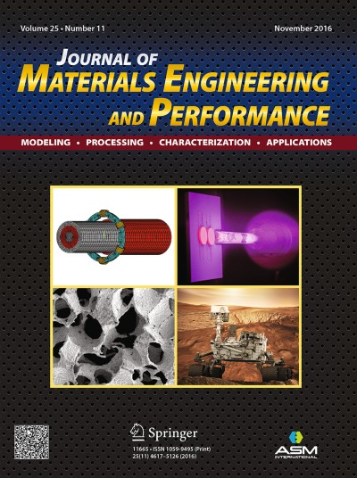 Journal of Materials Engineering and Performance 11/2016