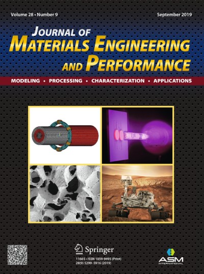 Journal of Materials Engineering and Performance 9/2019