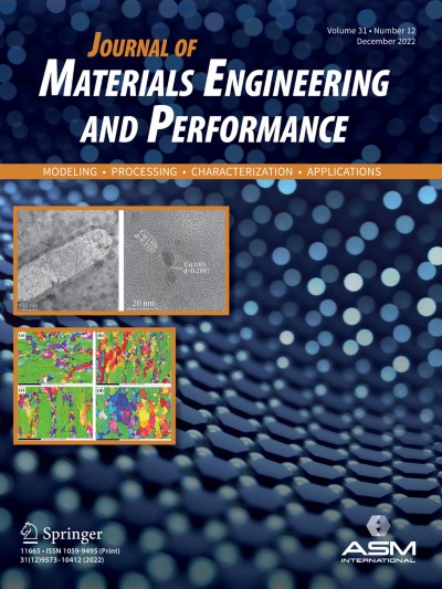 Journal of Materials Engineering and Performance 12/2022