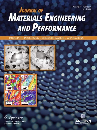 Journal of Materials Engineering and Performance 4/2022