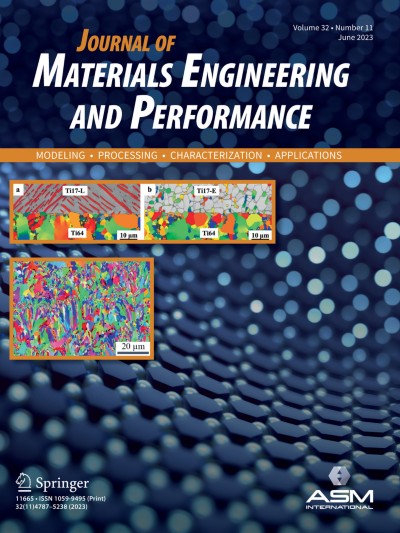 Journal of Materials Engineering and Performance 11/2023