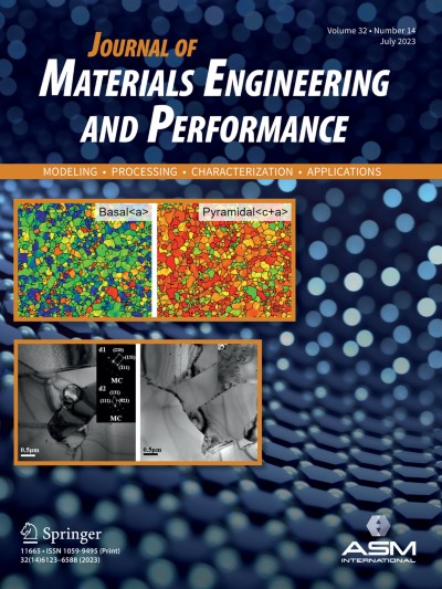 Journal of Materials Engineering and Performance 14/2023