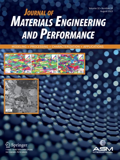 Journal of Materials Engineering and Performance 15/2023