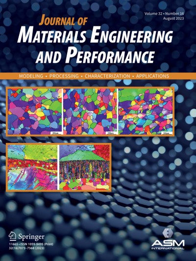 Journal of Materials Engineering and Performance 16/2023