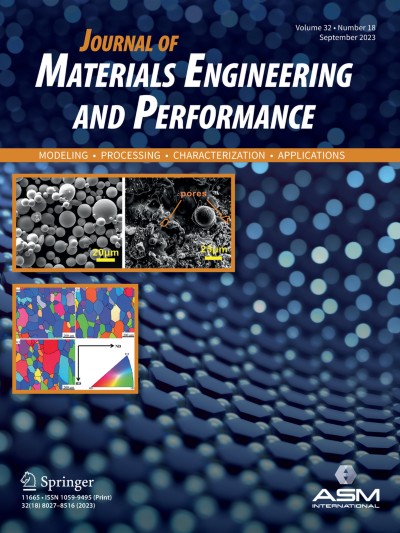 Journal of Materials Engineering and Performance 18/2023
