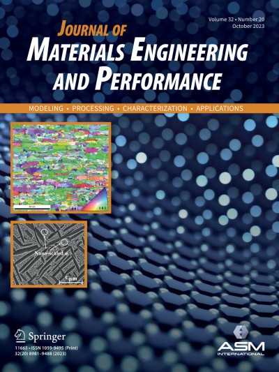 Journal of Materials Engineering and Performance 20/2023