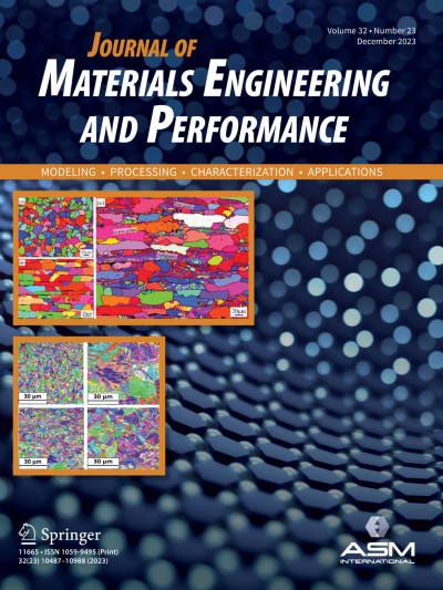 Journal of Materials Engineering and Performance 23/2023