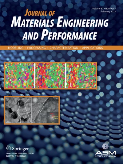 Journal of Materials Engineering and Performance 3/2023