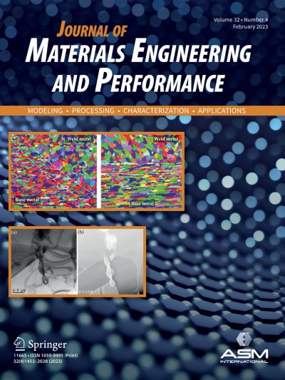 Journal of Materials Engineering and Performance 4/2023