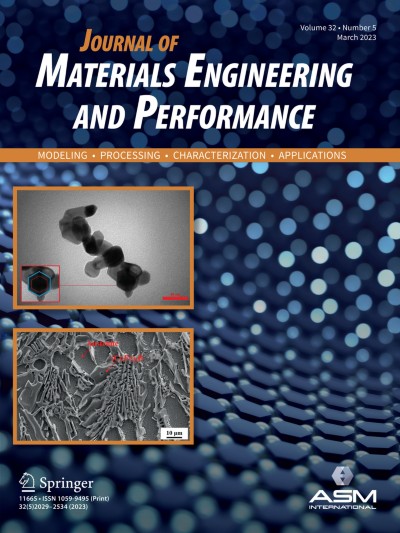 Journal of Materials Engineering and Performance 5/2023