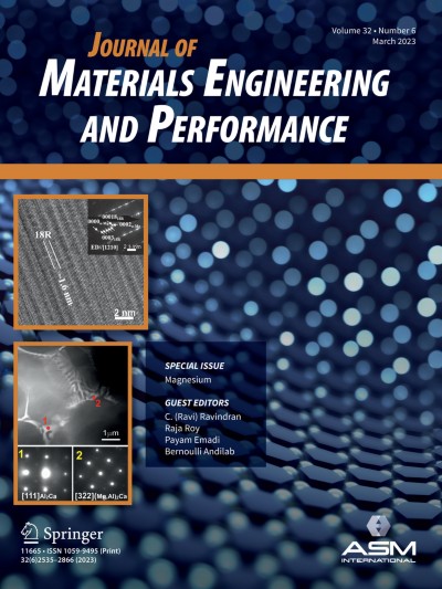Journal of Materials Engineering and Performance 6/2023