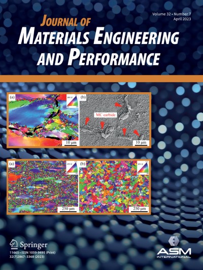 Journal of Materials Engineering and Performance 7/2023