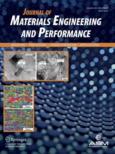 Journal of Materials Engineering and Performance 8/2023