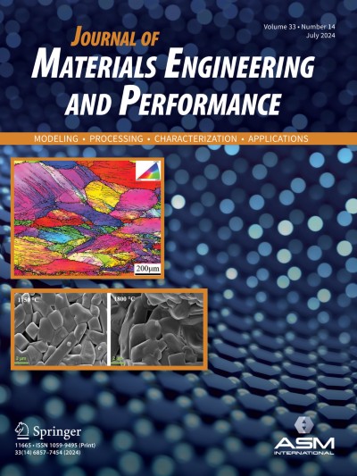 Journal of Materials Engineering and Performance 14/2024
