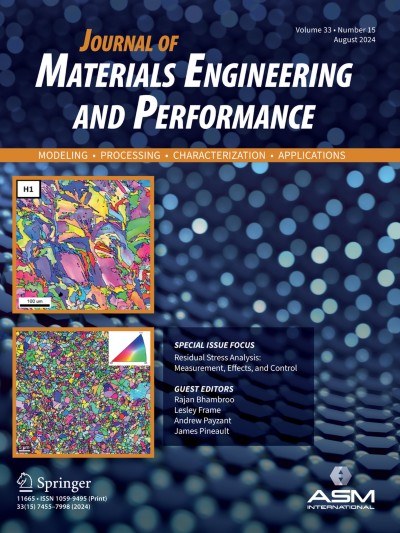Journal of Materials Engineering and Performance 15/2024