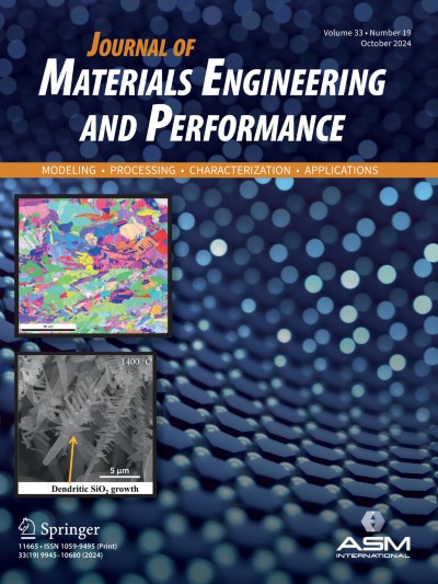 Journal of Materials Engineering and Performance 19/2024