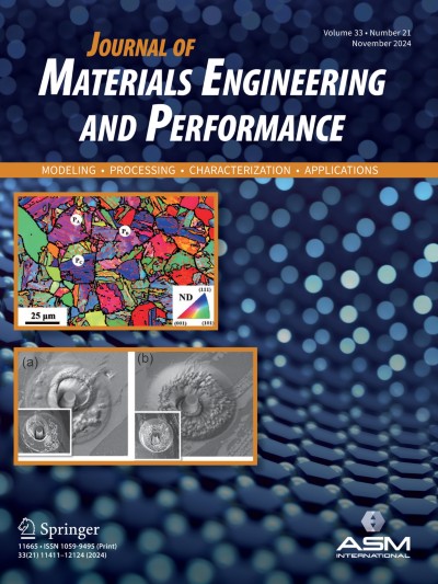 Journal of Materials Engineering and Performance 21/2024