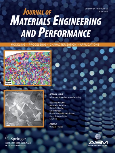Journal of Materials Engineering and Performance 10/2025