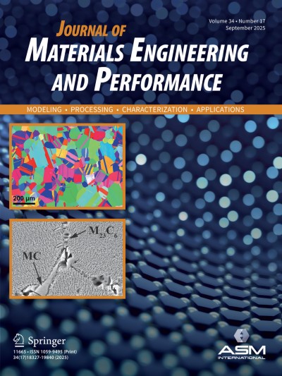 Link zu Zeitschrift Journal of Materials Engineering and Performance