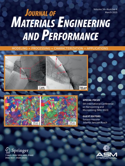 Journal of Materials Engineering and Performance 6/2025
