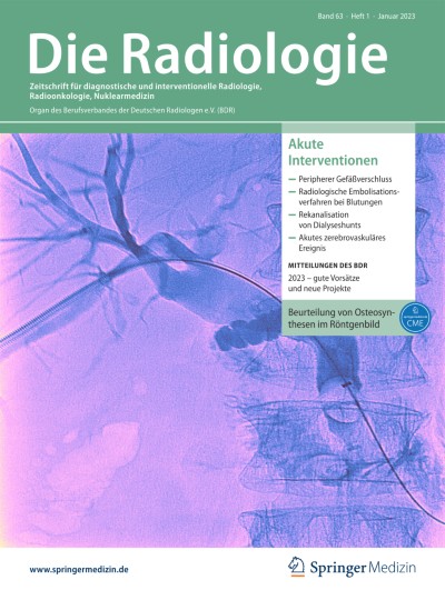 Link zu Zeitschrift Die Radiologie