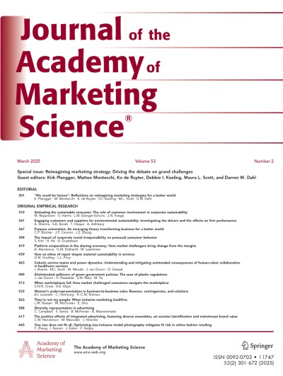 Journal of the Academy of Marketing Science 2/2025